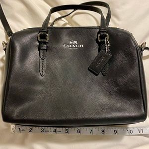 NWOT Small black Coach purse